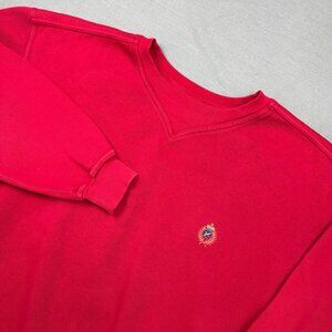 Vintage Jantzen Crewneck Sweatshirt Mens XL Red Crest Crown Heavyweight USA Made